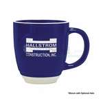Promotional Bistro Coffee Mugs - 12 oz. Etched Blue Nations Mug