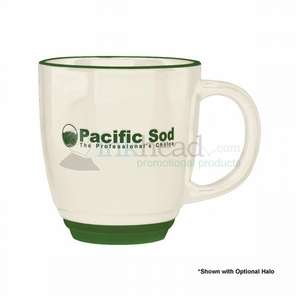 Custom Promotional 14 oz. Green Diplomat Mug
