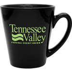 Promotional Cafe Coffee Mugs - 12 oz. Midnight Blue Cafe Mug