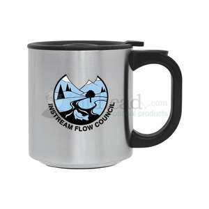 12 oz. Stainless Steel City Coffee Mug 