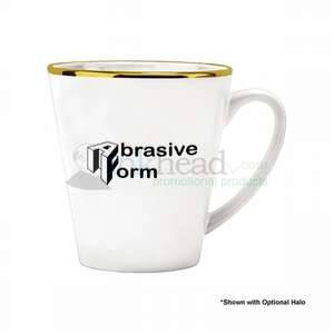 12 oz. White Cafe Mug 