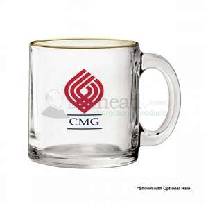 13 oz. Clear Glass Coffee Mug