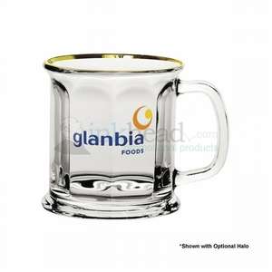 Custom Promotional 13 oz. Clear Optic Presidential Mug
