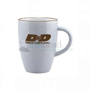 Custom Promotional 13 oz. Light Blue Speckled Taza Mug