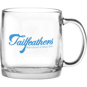 Custom Promotional 13 oz. Nordic Glass Coffee Mug