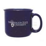 Personalized Camper Coffee Mugs - 14 oz. Blue Camper Mug