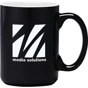 Custom Promotional 15 oz. Almond Atlas Mug