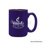 Wholesale Classic Coffee Mugs - 15 oz. Midnight Blue Atlas Mug