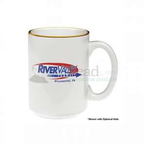 15 oz. White Atlas Mug