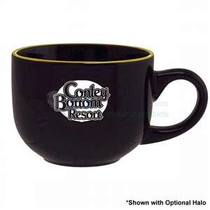 16 oz. Black Ceramic Latte Grande Mug 