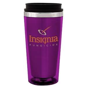 Custom Promotional 16 oz. Black Steel City Colored Tumbler Mug