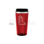 Personalized Promotional Products - 16 oz. Caboose Red Steel City Camino Tumbler Mug