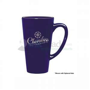 Custom Promotional 16 oz. Cafe Grande Midnight Blue Mug
