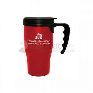 Custom Promotional 16 oz. Carmine Red Tusca Collection Travel Mug