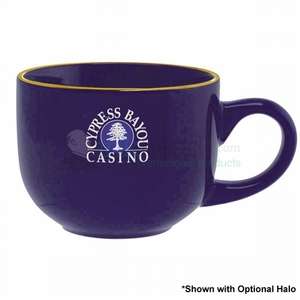 Custom Promotional 16 oz. Midnight Blue Ceramic Latte Grande Mug