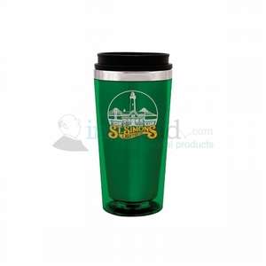 Custom Promotional 16 oz. Shamrock Green Steel City Camino Tumbler Mug