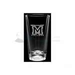 Logo Beverage Glasses - 16 oz. Etched Baseball Sport Beverage/Mixing Glass