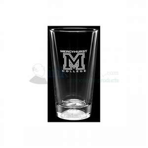 Custom Promotional 16 oz. Etched Basketball Beverage/Mixing Glass