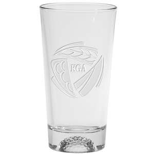 Custom Promotional 16 oz. Etched Golf Sport Beverage/Mixing Glass