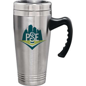 Custom Promotional 16 oz. Steel City Commuter Collection Mug