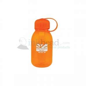 Custom Promotional 22 oz. Transparent Orange Polycarbonate Water Bottle
