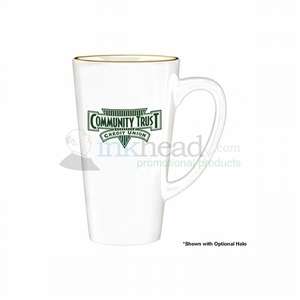 16 oz. White Cafe Mug 