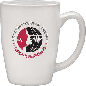 Custom Promotional 16 oz. White Taza Mug