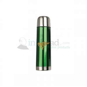 Custom Promotional 16.9 oz. Genie Green 1/2 Liter Insulated Thermos