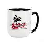 Personalized Classic Coffee Mugs - 17 oz. Black Duo-Tone Noble Mug