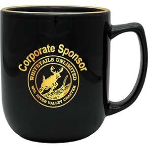 Custom Promotional 17 oz. Black Noble Mug