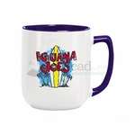 Business Classic Coffee Mugs - 17 oz. Blue Duo Tone Noble Mug