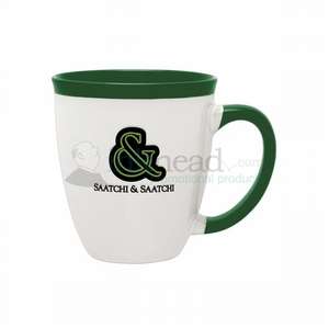 Custom Promotional 18 oz. Green High Tone Mug