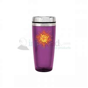 Custom Promotional 18 oz. Imperial Purple Steel City Tumbler Mug