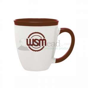 Custom Promotional 18 oz. Maroon High Tone Mug
