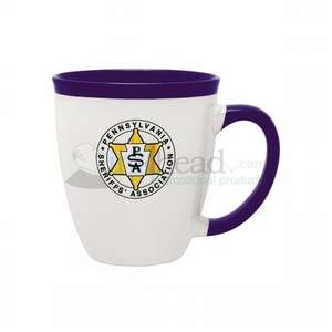 Custom Promotional 18 oz. Midnight Blue High Tone Mug