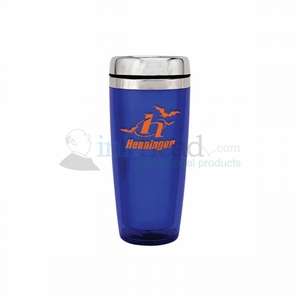 Custom Promotional 18 oz. Sonic Blue Steel City Tumbler Mug