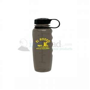 Custom Promotional 18 oz. Transparent Smoke Clutch Polycarbonate Bottle