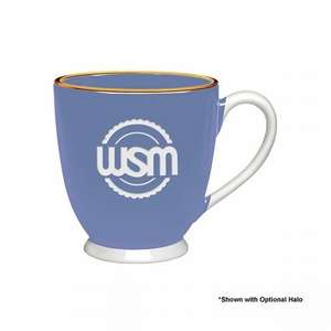 20 oz. Ocean Blue Footed Bistro Mug 