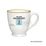 Custom Bistro Coffee Mugs - 20 oz. White Footed Bistro Mug