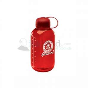 Custom Promotional 28 oz. Transparent Red Block Party Polycarb Water Bottle