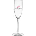 Customized Glass & Stemware - 5.75 oz. Clear Tall Stem Flute