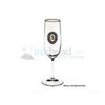Customized Glass & Stemware - 6 oz. Clear Bristol Stem Flute