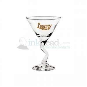 Custom Promotional 9.25 oz. Jazzy Stem Martini