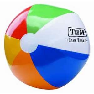 Custom Promotional Six Color Beach Ball - 16"