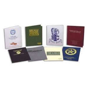 Custom Promotional Premium Two Pocket Linen Presentation Folder - Full Color