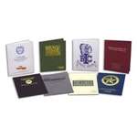 Promotional Folders - Premium Two Pocket Linen Presentation Folder - Full Color