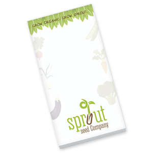 Custom Promotional Scratch Pad 3" x 6" - 25 Sheets