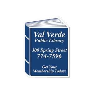Custom Promotional Book Magnet - Indoor