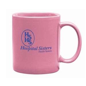 Custom Promotional 11 oz. Pink Hampton Mug