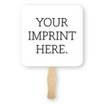 Promotional Fans - Square Hand Fan with Rounded Corners